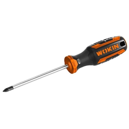 Wokin Pz1 X 100Mm Pozidriv Screwdriver With Magnetic Tip 200454